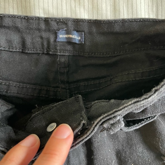 Brandy Melville black jean shorts ! - Picture 3 of 7